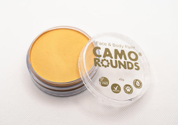 Camo Rounds® Face and Body Paint in Base Camp 2 Color, Light Orange