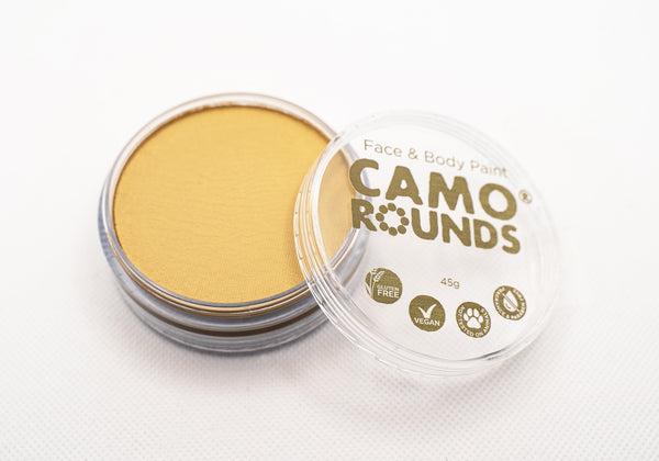 Camo Rounds® Face and Body Paint in Beach Color, Light Orange