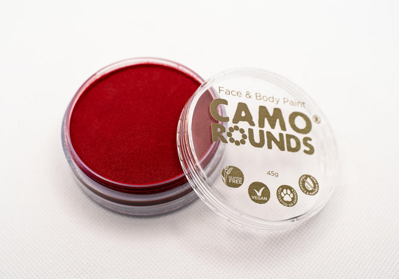 Camo Rounds® Face and Body Paint in Blood Color, Red