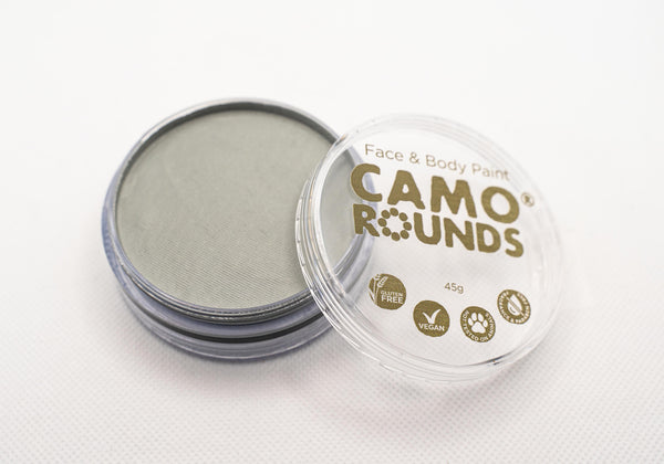 Camo Rounds® Face and Body Paint in Clay Color, Ash Gray