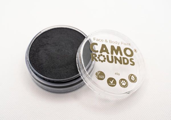 Camo Rounds® Face and Body Paint in Dream Color, Black Shimmer