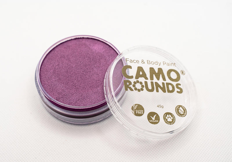 Camo Rounds® Face and Body Paint in Harmony Color, Tyrian Purple Shimmer