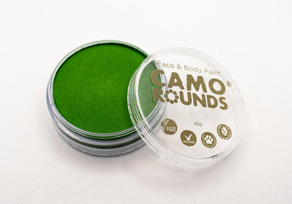 Camo Rounds® Face and Body Paint in Moss Color, Dark Green