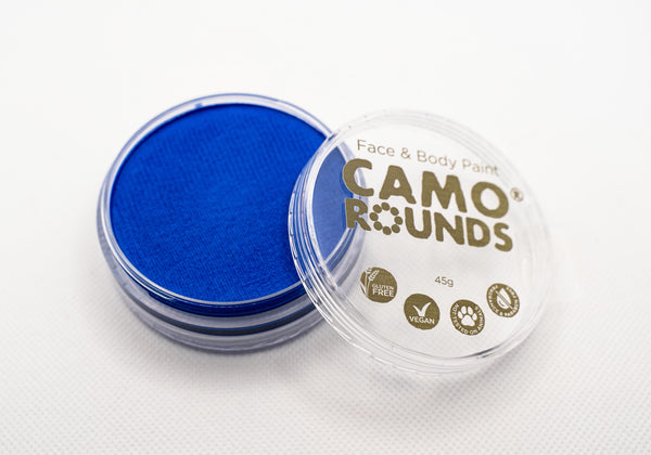 Camo Rounds® Face and Body Paint in Neon Blue Color