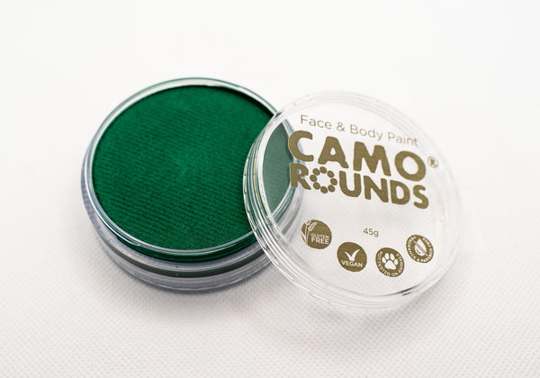 Camo Rounds® Face and Body Paint in Oak leaf Color, Dartmouth Green