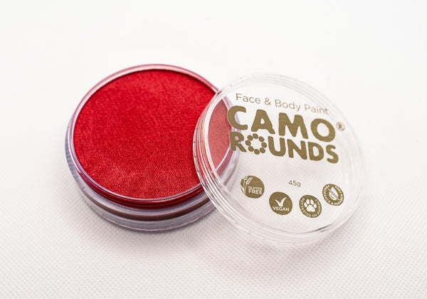 Camo Rounds® Face and Body Paint in Red-i-fyColor, Red Shimmer