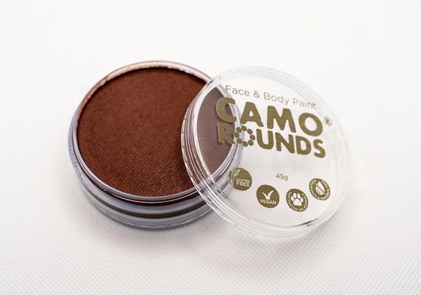 Camo Rounds® Face and Body Paint in Sports Brown Color