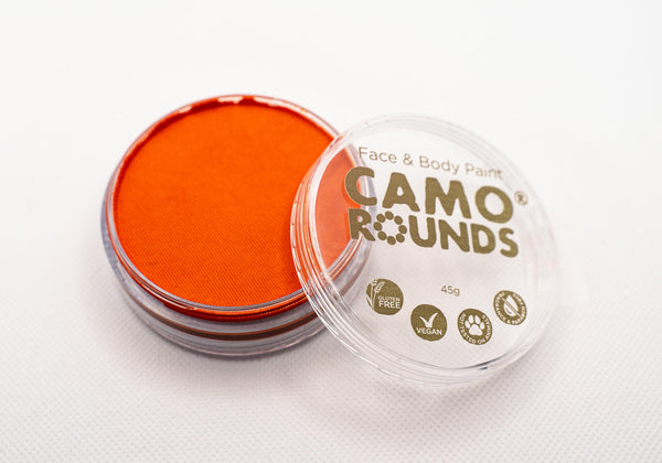 Camo Rounds® Face and Body Paint in Sports Orange Color