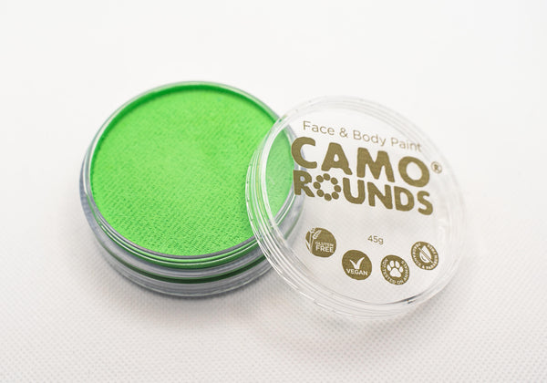 Camo Rounds® Face and Body Paint in True Leaf Color, Light Green